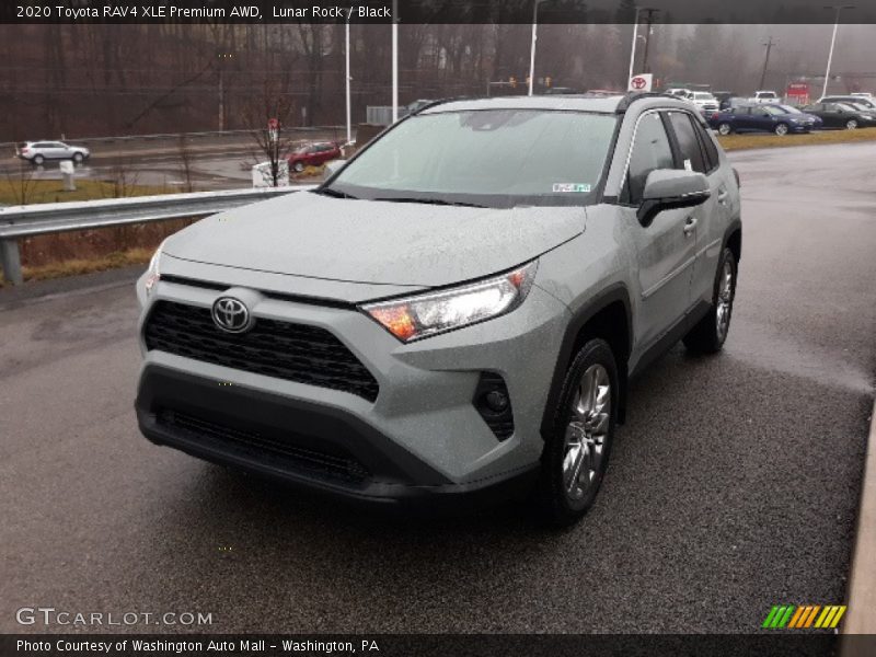 Lunar Rock / Black 2020 Toyota RAV4 XLE Premium AWD