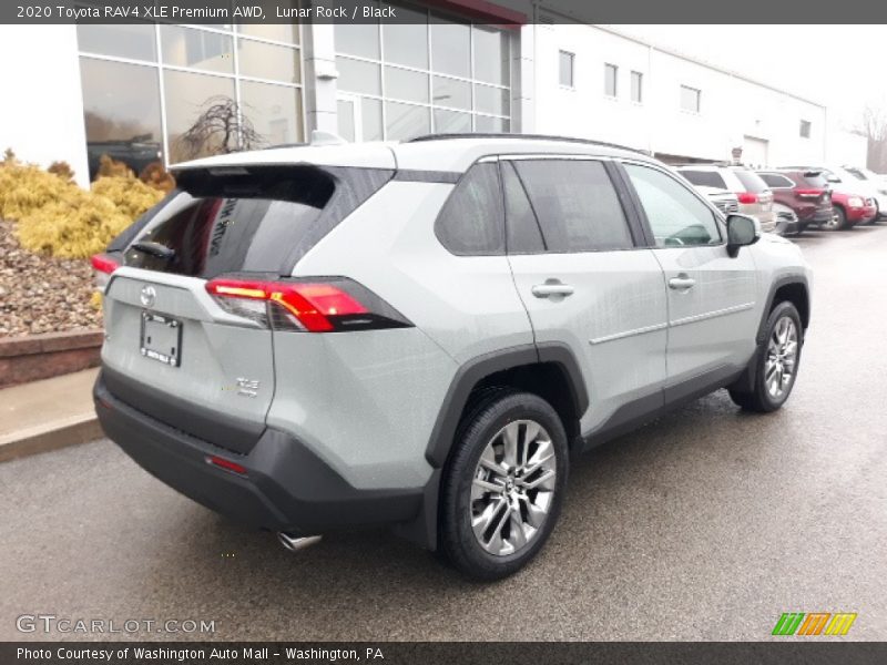 Lunar Rock / Black 2020 Toyota RAV4 XLE Premium AWD
