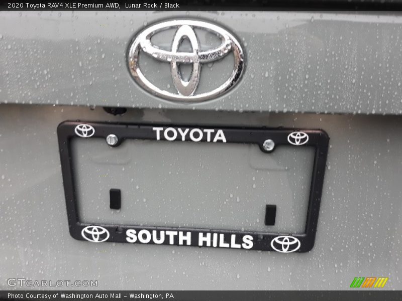 Lunar Rock / Black 2020 Toyota RAV4 XLE Premium AWD