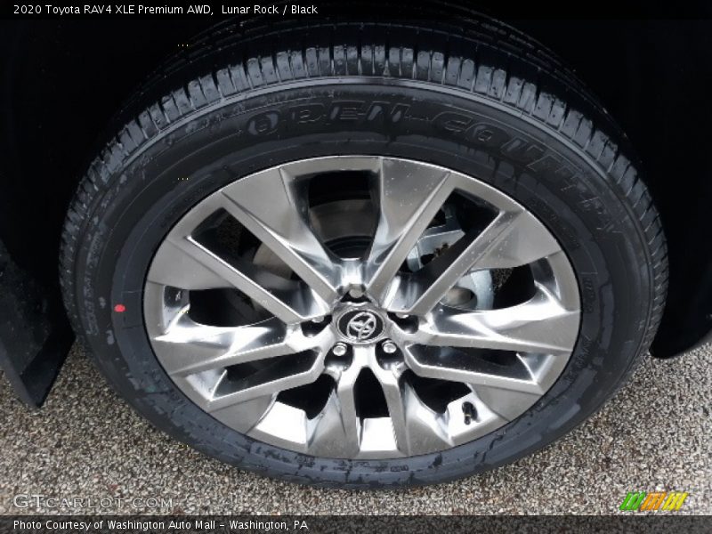 Lunar Rock / Black 2020 Toyota RAV4 XLE Premium AWD