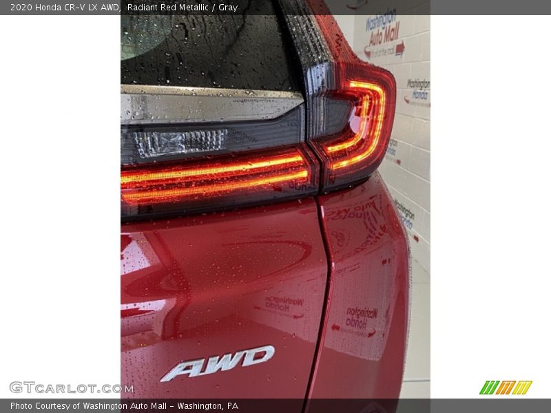 Radiant Red Metallic / Gray 2020 Honda CR-V LX AWD
