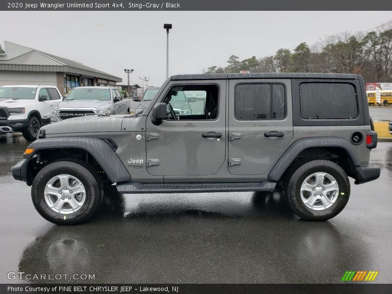Sting-Gray / Black 2020 Jeep Wrangler Unlimited Sport 4x4