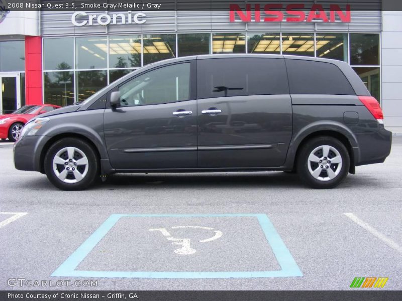 Smoke Gray Metallic / Gray 2008 Nissan Quest 3.5