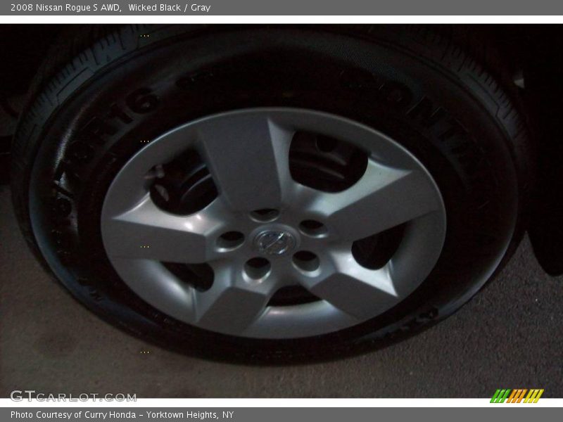 Wicked Black / Gray 2008 Nissan Rogue S AWD