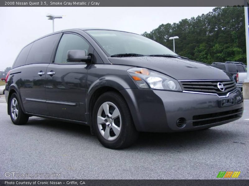 Smoke Gray Metallic / Gray 2008 Nissan Quest 3.5