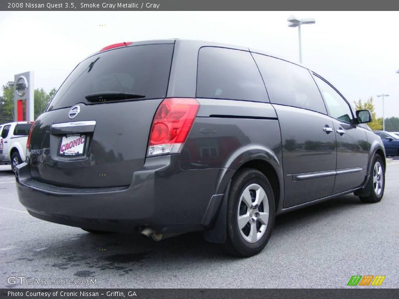 Smoke Gray Metallic / Gray 2008 Nissan Quest 3.5