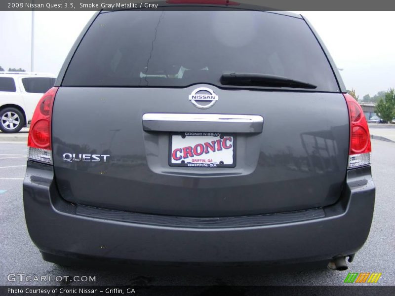 Smoke Gray Metallic / Gray 2008 Nissan Quest 3.5