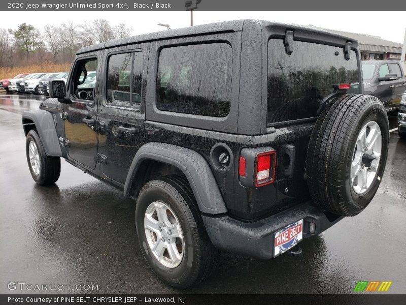 Black / Black 2020 Jeep Wrangler Unlimited Sport 4x4
