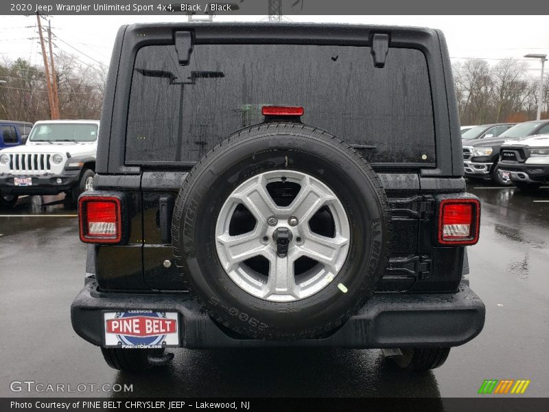 Black / Black 2020 Jeep Wrangler Unlimited Sport 4x4