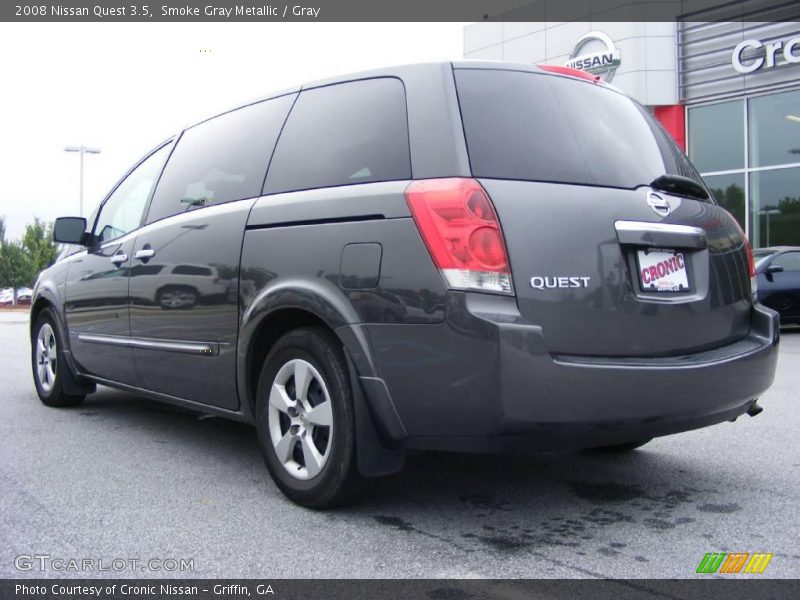 Smoke Gray Metallic / Gray 2008 Nissan Quest 3.5