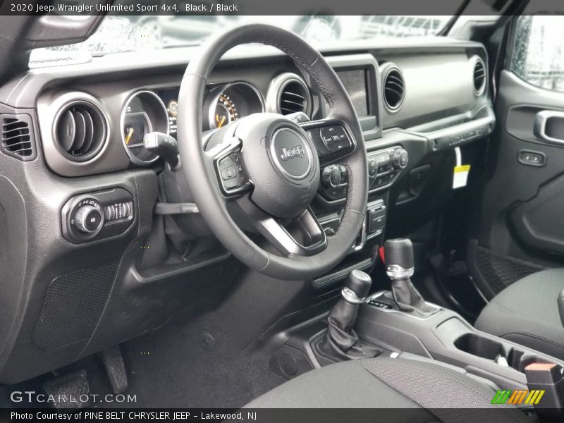 Black / Black 2020 Jeep Wrangler Unlimited Sport 4x4