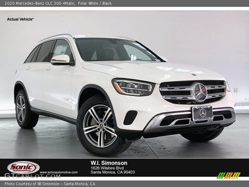 Polar White / Black 2020 Mercedes-Benz GLC 300 4Matic