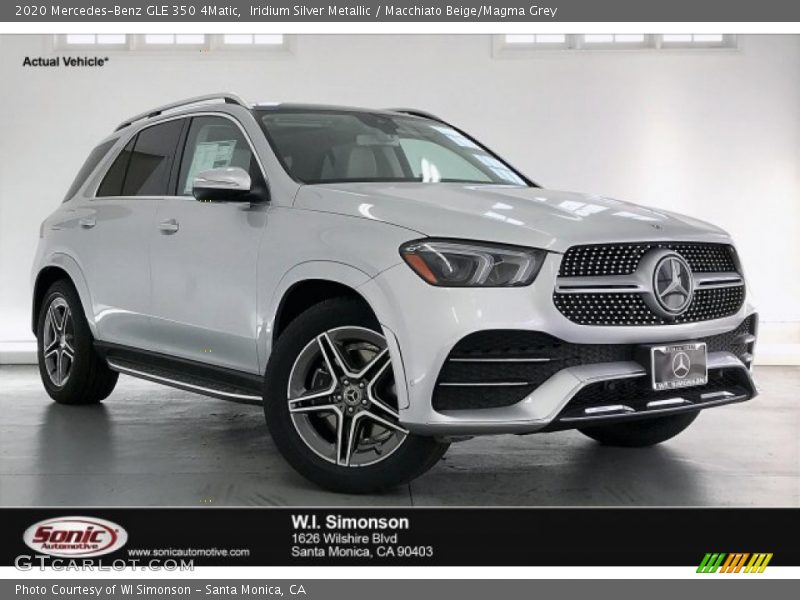 Iridium Silver Metallic / Macchiato Beige/Magma Grey 2020 Mercedes-Benz GLE 350 4Matic