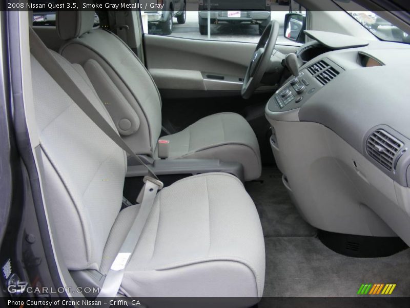 Smoke Gray Metallic / Gray 2008 Nissan Quest 3.5