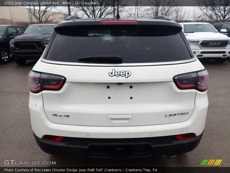 White / Ski Gray/Black 2020 Jeep Compass Limted 4x4