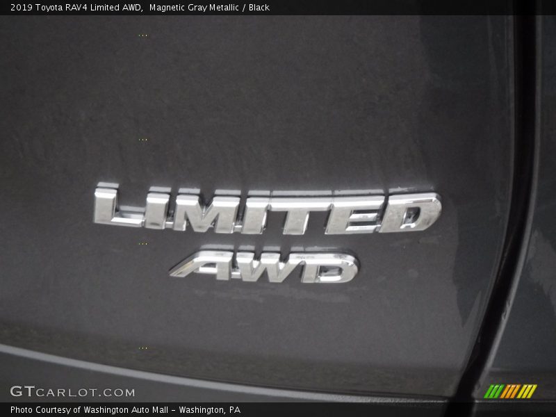 Magnetic Gray Metallic / Black 2019 Toyota RAV4 Limited AWD