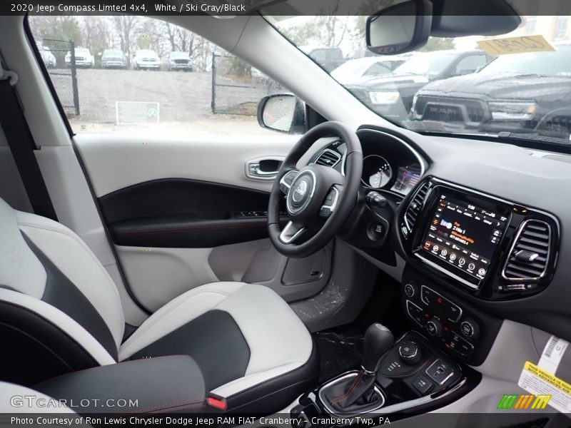 White / Ski Gray/Black 2020 Jeep Compass Limted 4x4