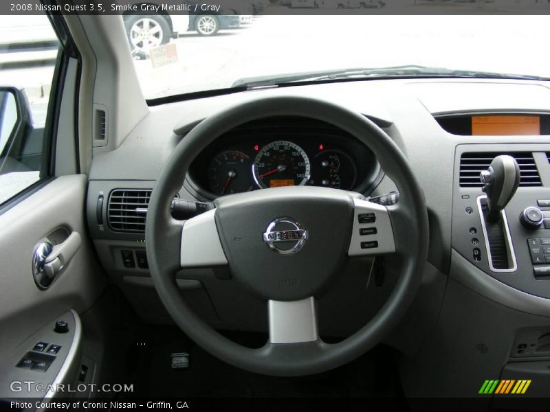 Smoke Gray Metallic / Gray 2008 Nissan Quest 3.5