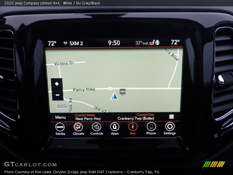 Navigation of 2020 Compass Limted 4x4