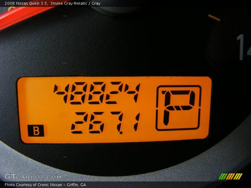 Smoke Gray Metallic / Gray 2008 Nissan Quest 3.5