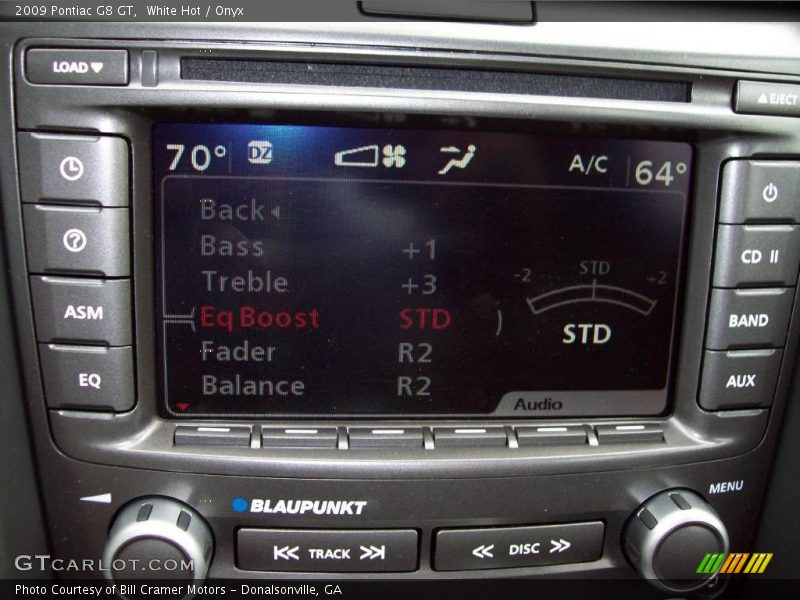 White Hot / Onyx 2009 Pontiac G8 GT