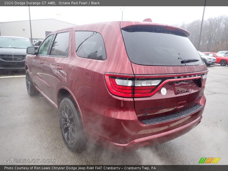Octane Red Pearl / Black 2020 Dodge Durango GT AWD