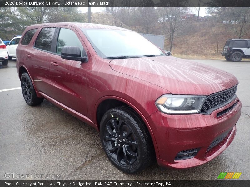 Octane Red Pearl / Black 2020 Dodge Durango GT AWD