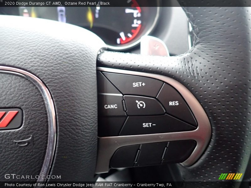 Octane Red Pearl / Black 2020 Dodge Durango GT AWD