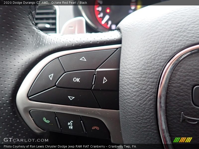 Octane Red Pearl / Black 2020 Dodge Durango GT AWD