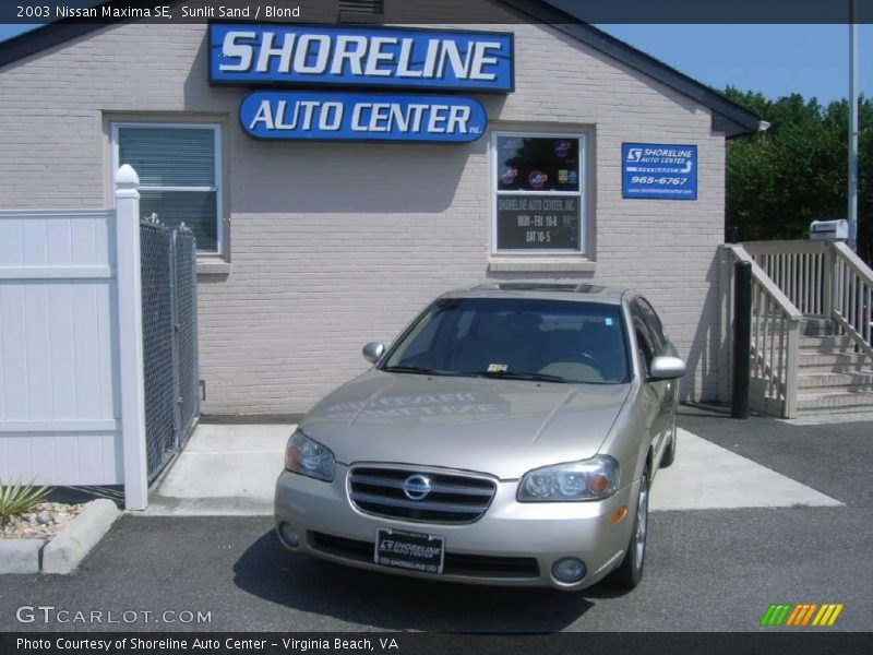 Sunlit Sand / Blond 2003 Nissan Maxima SE
