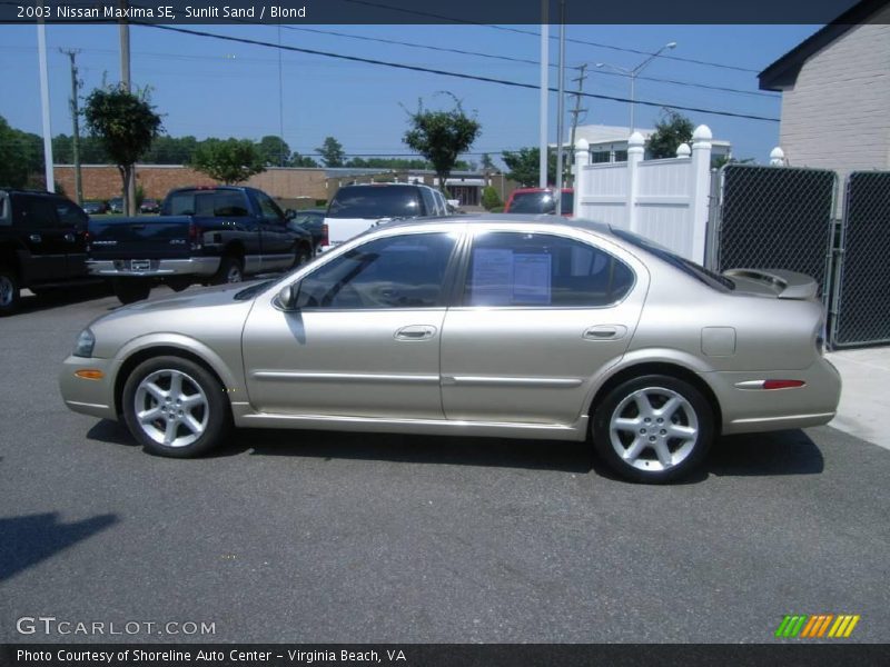 Sunlit Sand / Blond 2003 Nissan Maxima SE