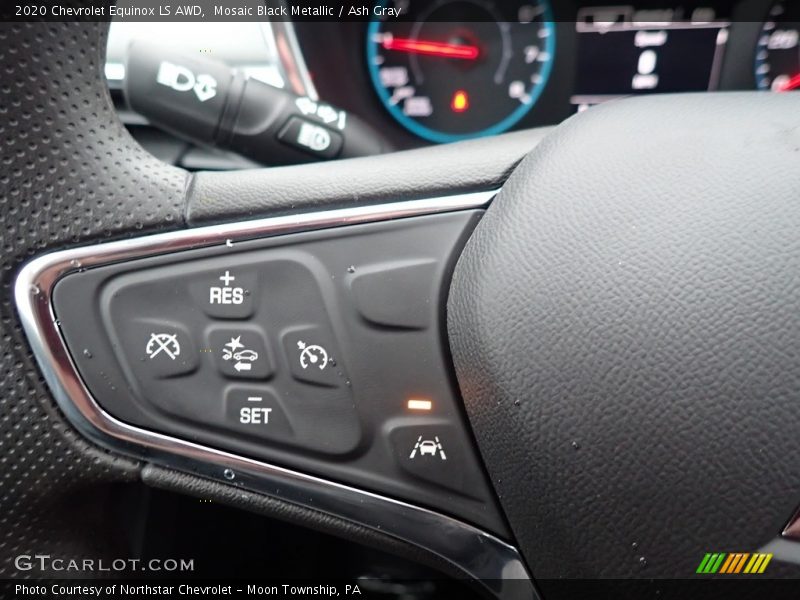 Mosaic Black Metallic / Ash Gray 2020 Chevrolet Equinox LS AWD