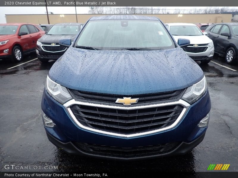 Pacific Blue Metallic / Jet Black 2020 Chevrolet Equinox LT AWD