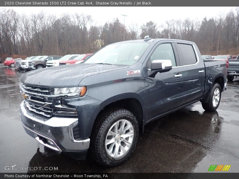 Shadow Gray Metallic / Jet Black 2020 Chevrolet Silverado 1500 LTZ Crew Cab 4x4