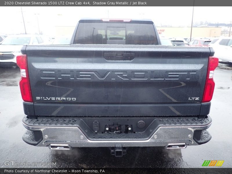 Shadow Gray Metallic / Jet Black 2020 Chevrolet Silverado 1500 LTZ Crew Cab 4x4