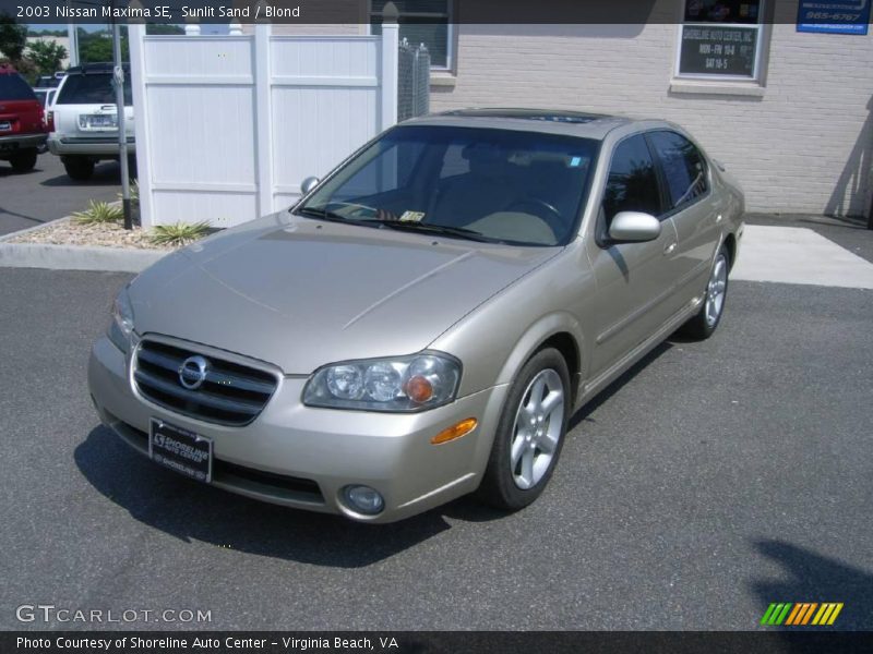 Sunlit Sand / Blond 2003 Nissan Maxima SE