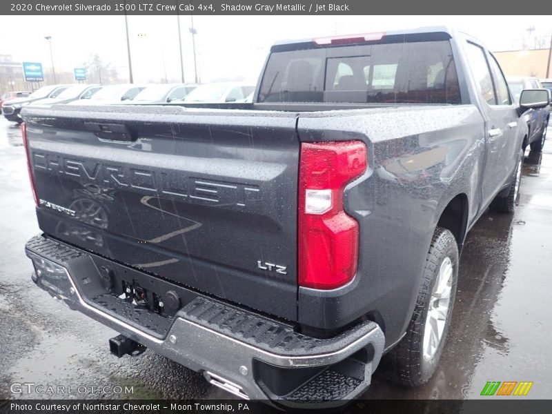 Shadow Gray Metallic / Jet Black 2020 Chevrolet Silverado 1500 LTZ Crew Cab 4x4