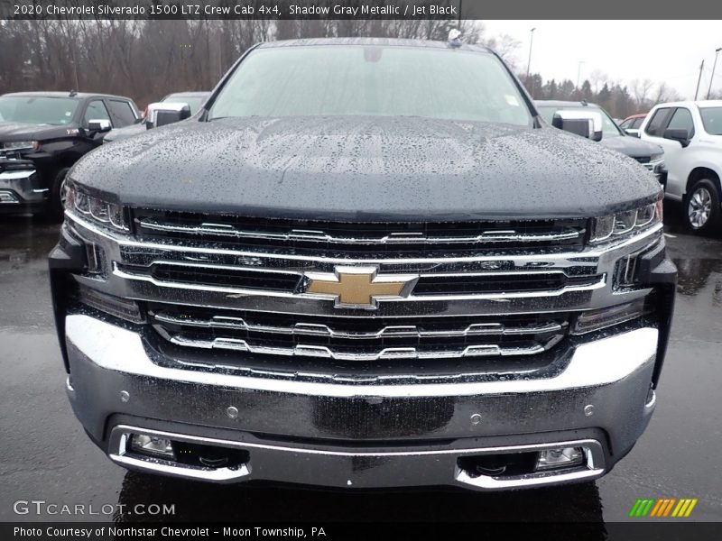 Shadow Gray Metallic / Jet Black 2020 Chevrolet Silverado 1500 LTZ Crew Cab 4x4
