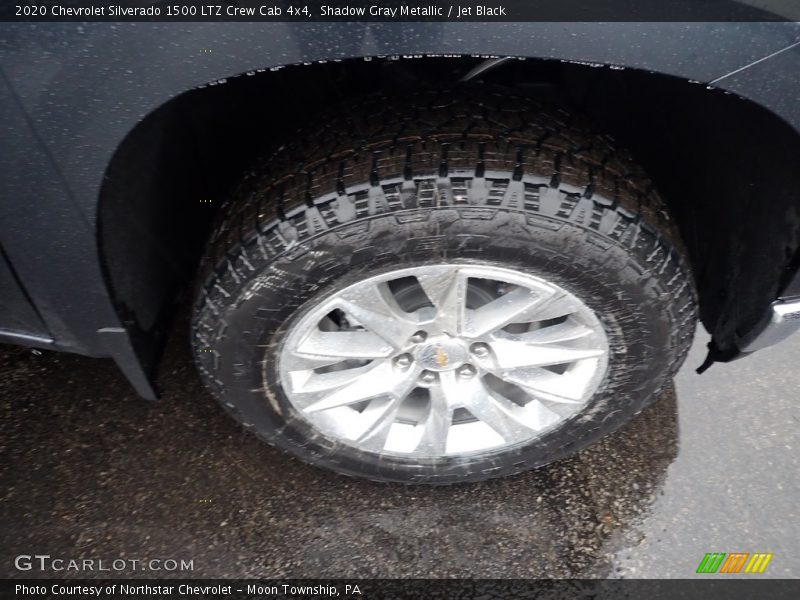 Shadow Gray Metallic / Jet Black 2020 Chevrolet Silverado 1500 LTZ Crew Cab 4x4