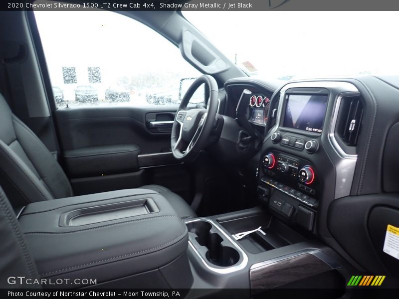 Shadow Gray Metallic / Jet Black 2020 Chevrolet Silverado 1500 LTZ Crew Cab 4x4