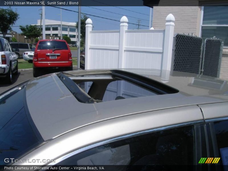 Sunlit Sand / Blond 2003 Nissan Maxima SE