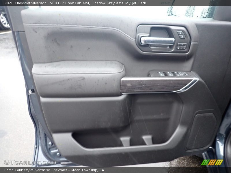 Shadow Gray Metallic / Jet Black 2020 Chevrolet Silverado 1500 LTZ Crew Cab 4x4