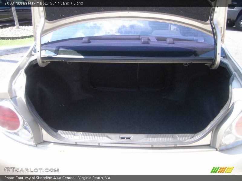 Sunlit Sand / Blond 2003 Nissan Maxima SE