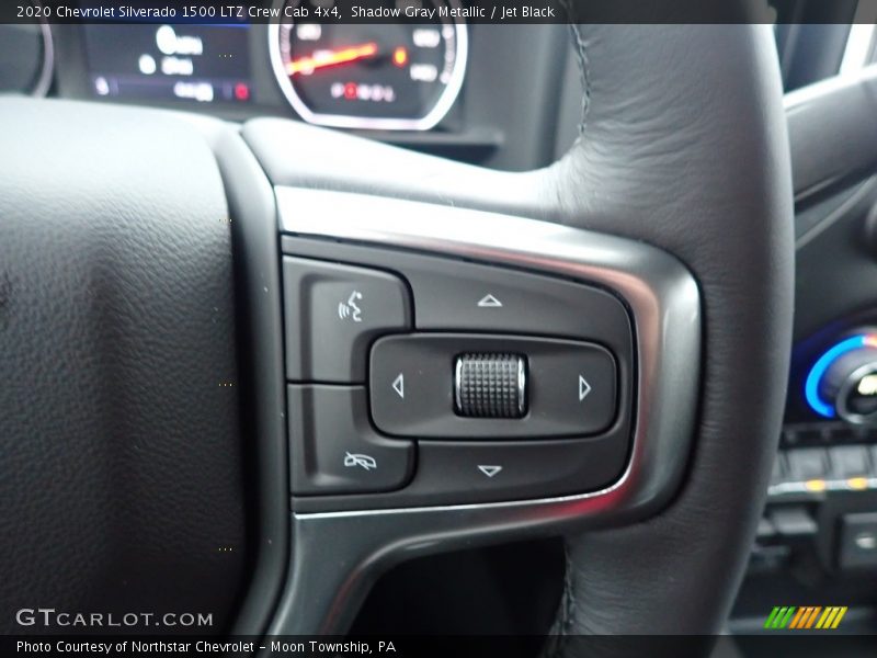 Shadow Gray Metallic / Jet Black 2020 Chevrolet Silverado 1500 LTZ Crew Cab 4x4