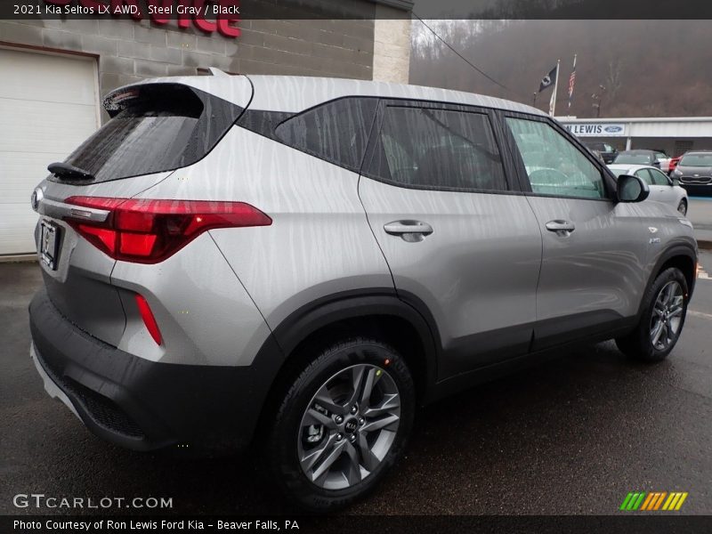 Steel Gray / Black 2021 Kia Seltos LX AWD