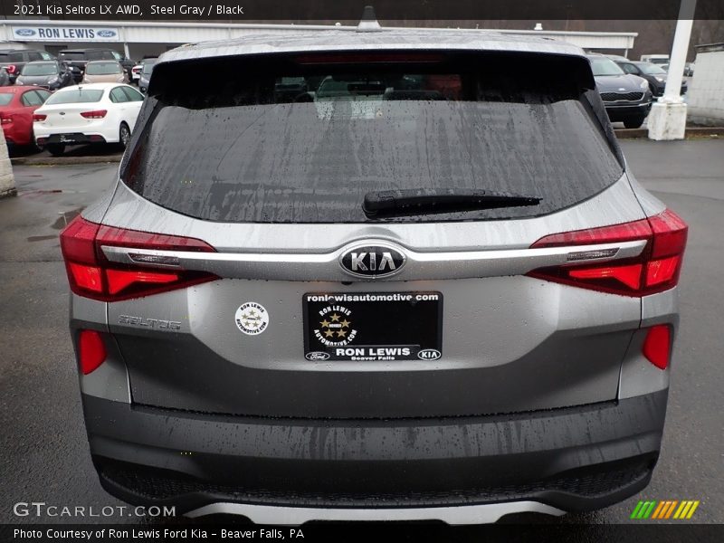Steel Gray / Black 2021 Kia Seltos LX AWD
