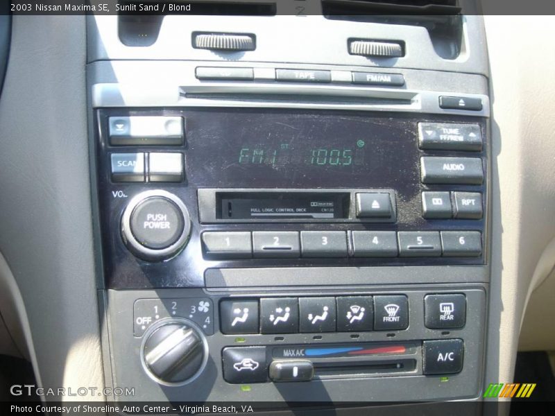 Sunlit Sand / Blond 2003 Nissan Maxima SE