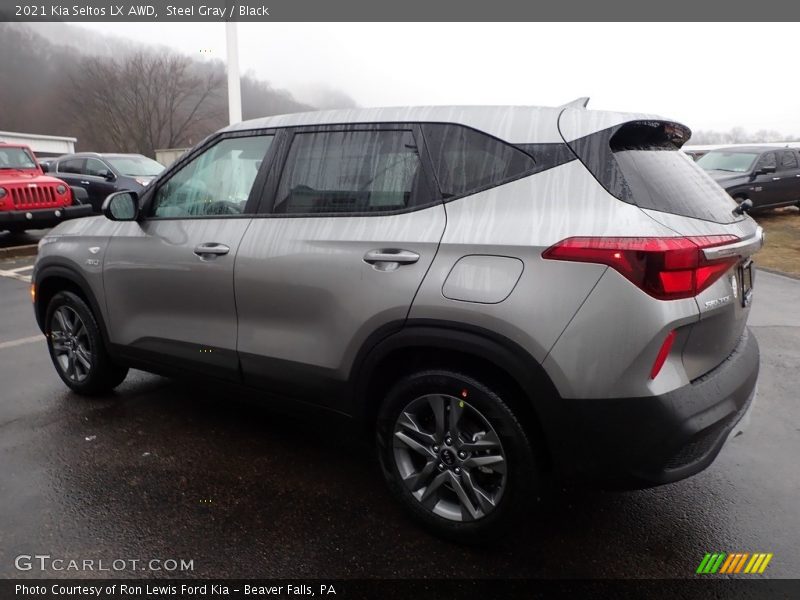 Steel Gray / Black 2021 Kia Seltos LX AWD