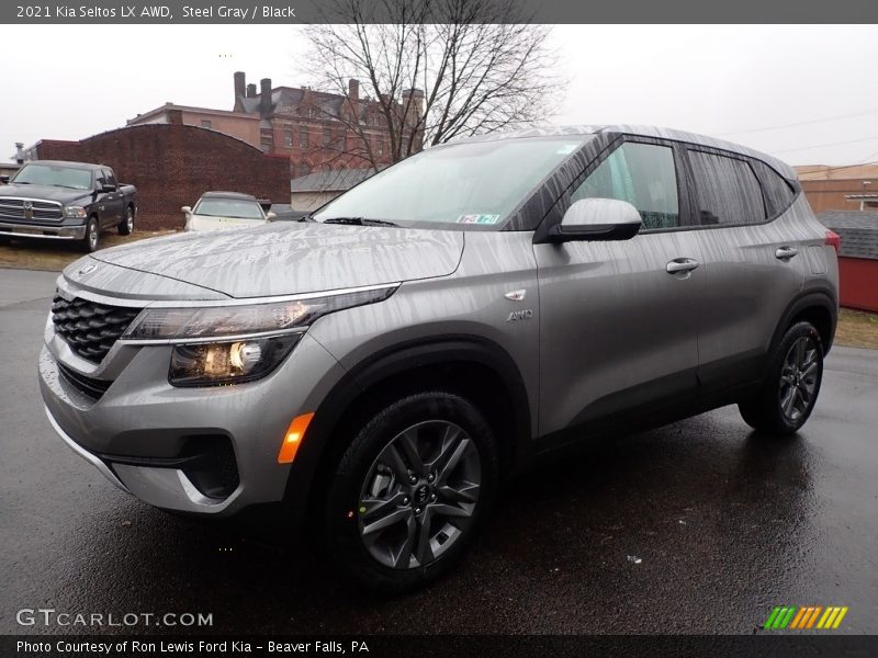 Steel Gray / Black 2021 Kia Seltos LX AWD