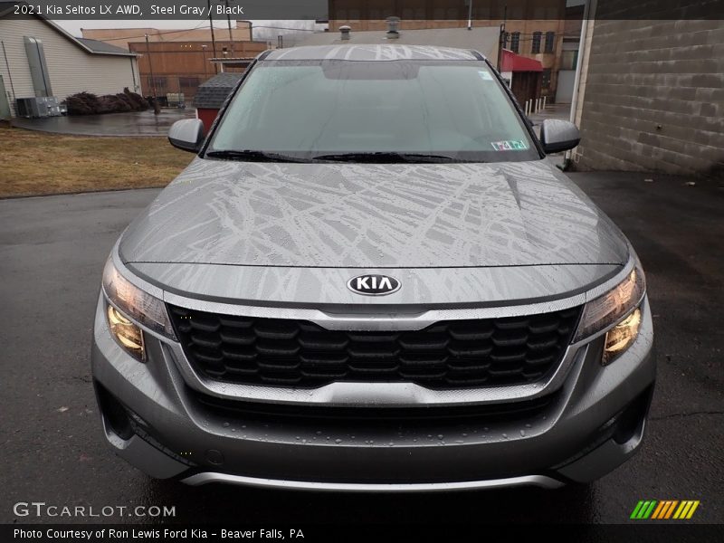 Steel Gray / Black 2021 Kia Seltos LX AWD